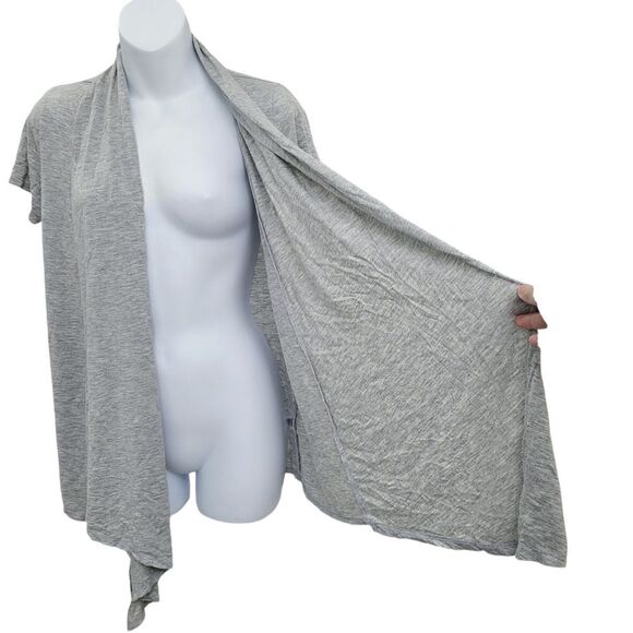 2/$20 Forever 21 Plain Grey Cardigan Top Blouse Size: Small - Picture 4 of 8